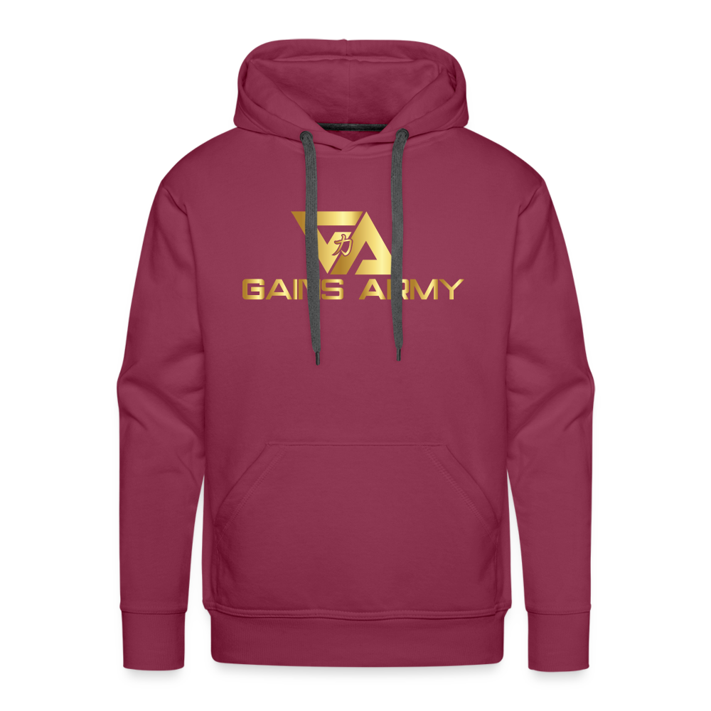 GainsArmy Hoodie - burgundy