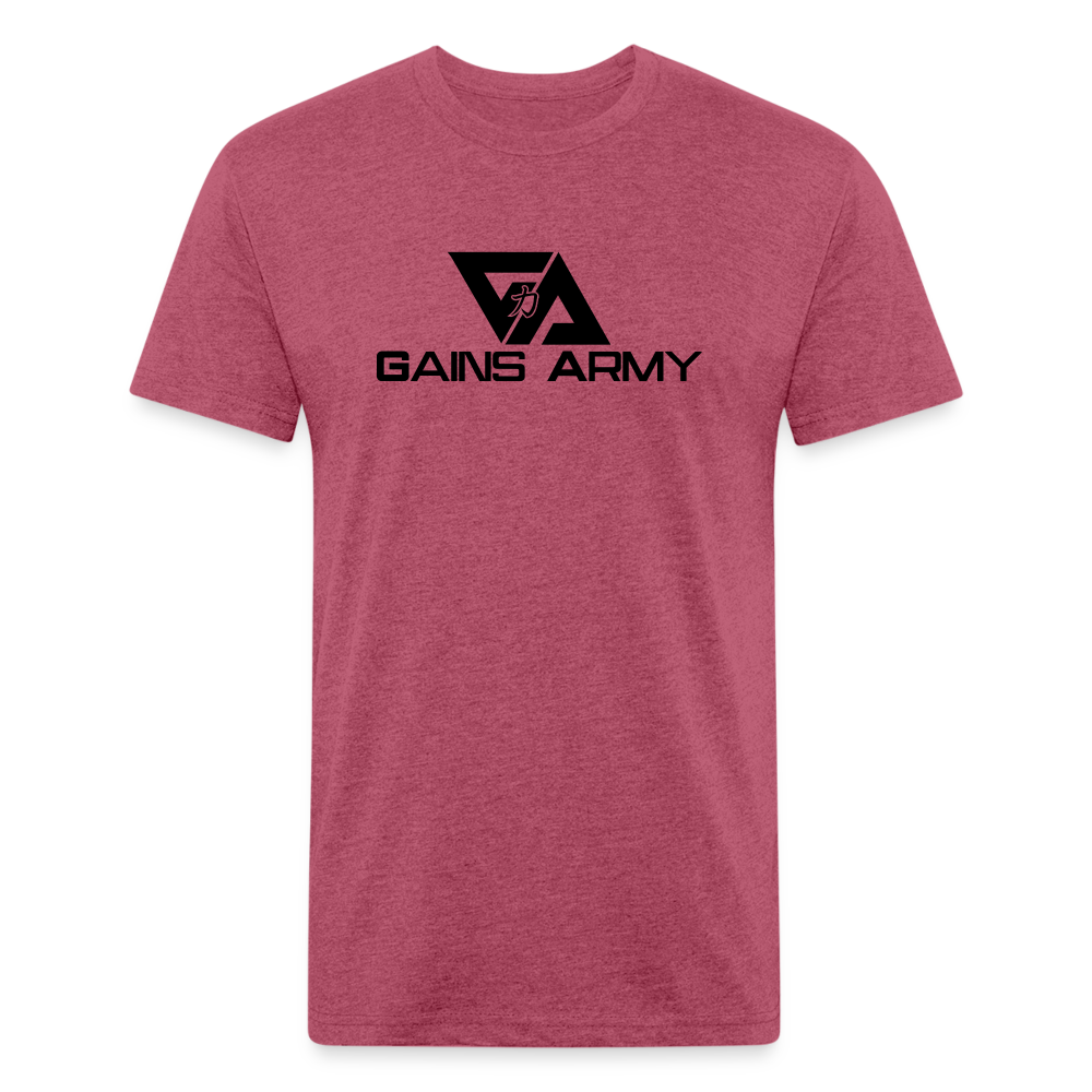 GainsArmy ALT T-shirt - heather burgundy