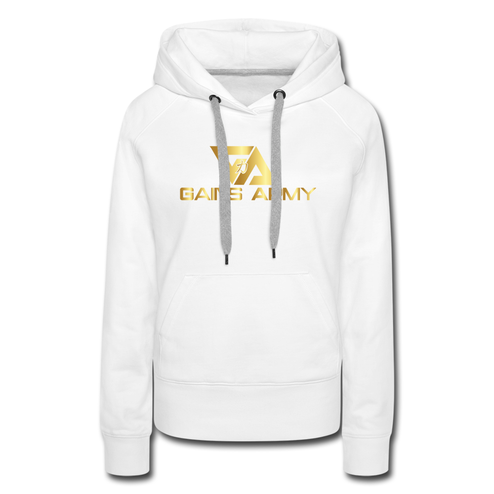 GainsArmy Original Hoodie - white