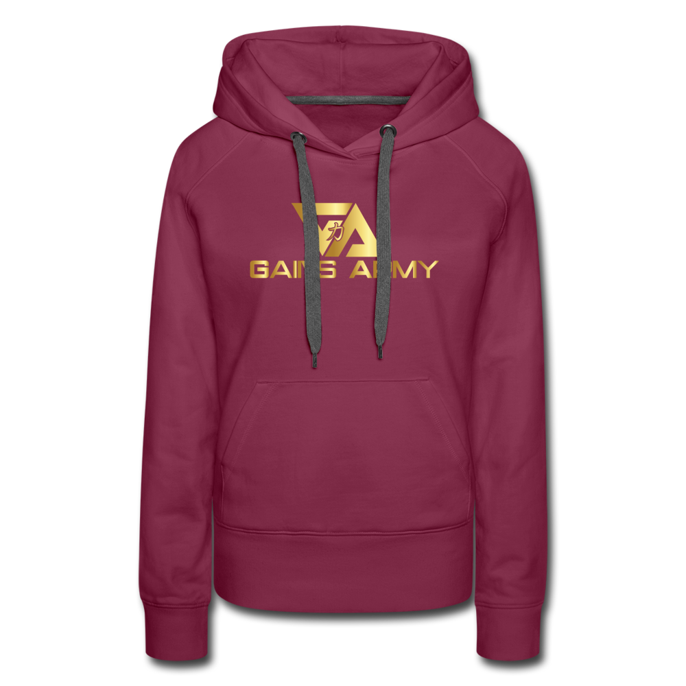 GainsArmy Original Hoodie - burgundy