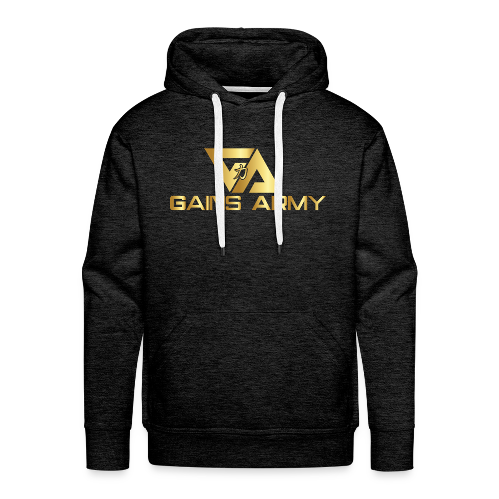 GainsArmy Hoodie - charcoal grey