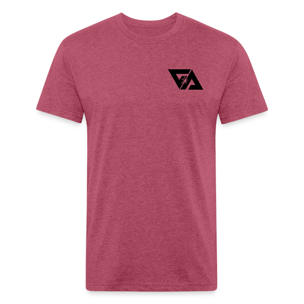 GainsArmy Badge Alt T-shirt - heather burgundy