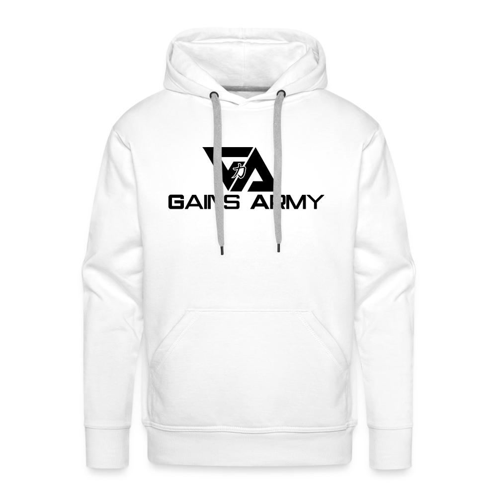 GainsArmy Alt Hoodie - white