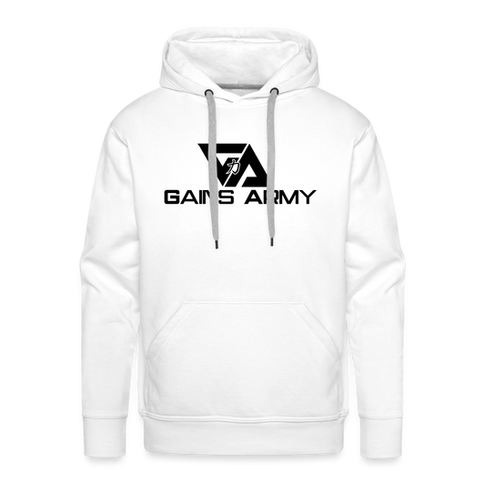 GainsArmy Alt Hoodie - white