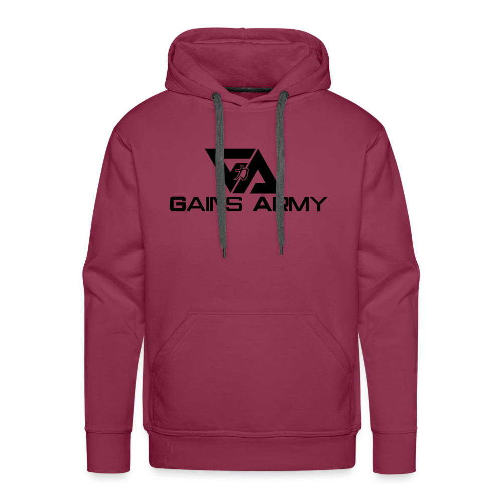GainsArmy Alt Hoodie - burgundy