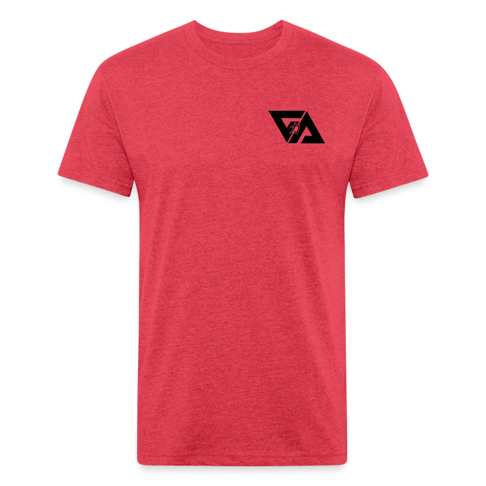 GainsArmy Badge Alt T-shirt - heather red