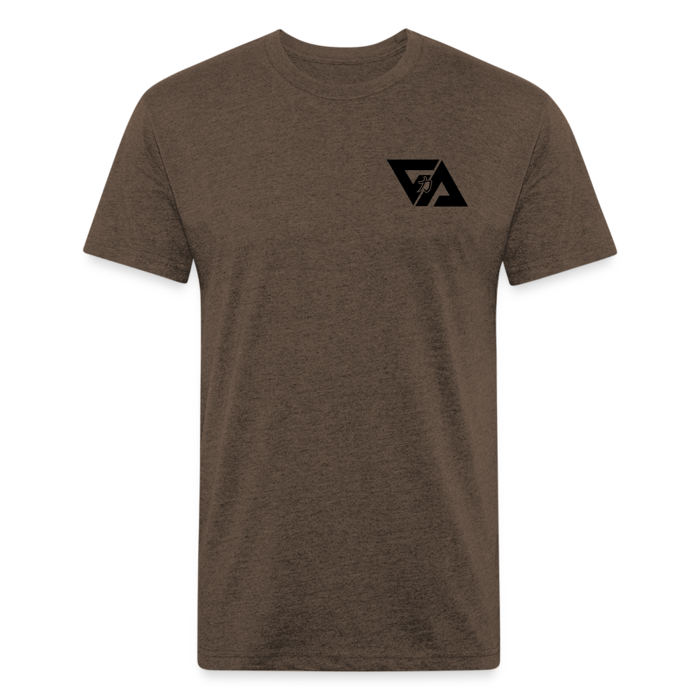 GainsArmy Badge Alt T-shirt - heather espresso