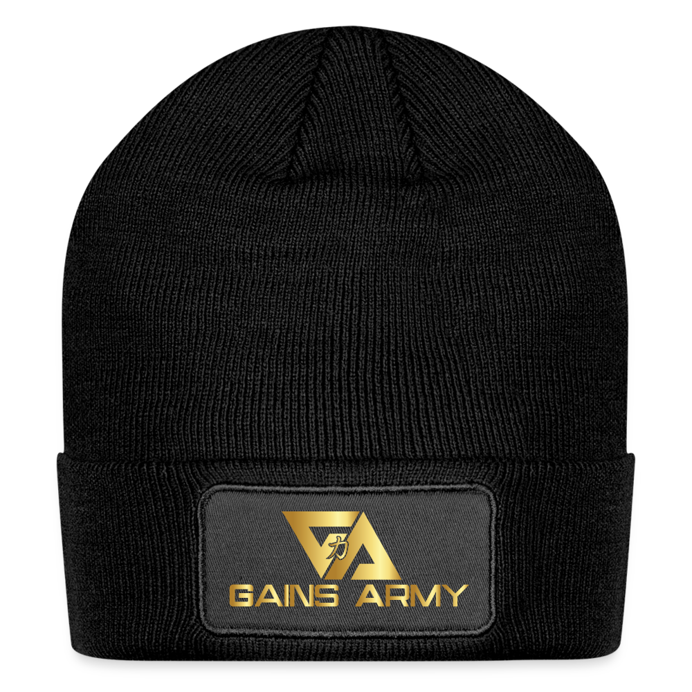 GA Patch Beanie - black