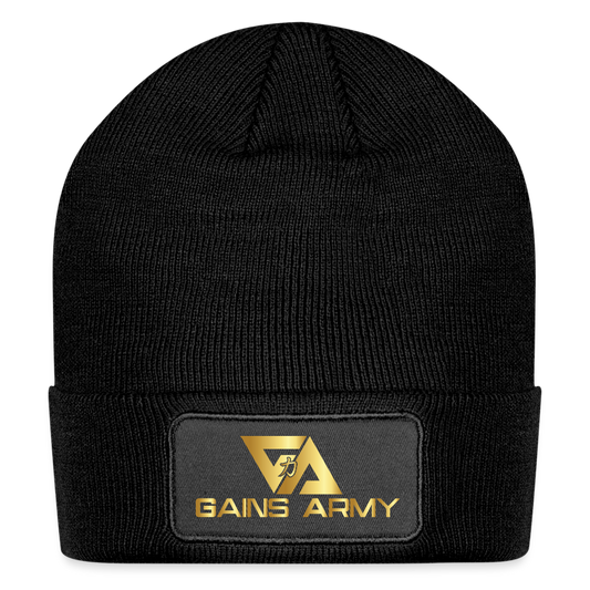 GA Patch Beanie - black