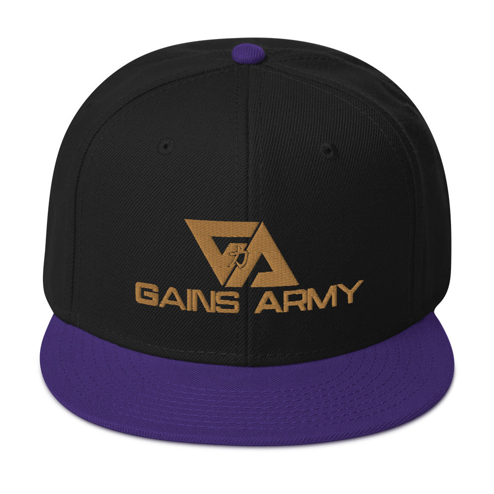Gains Army Snapback (Gold)