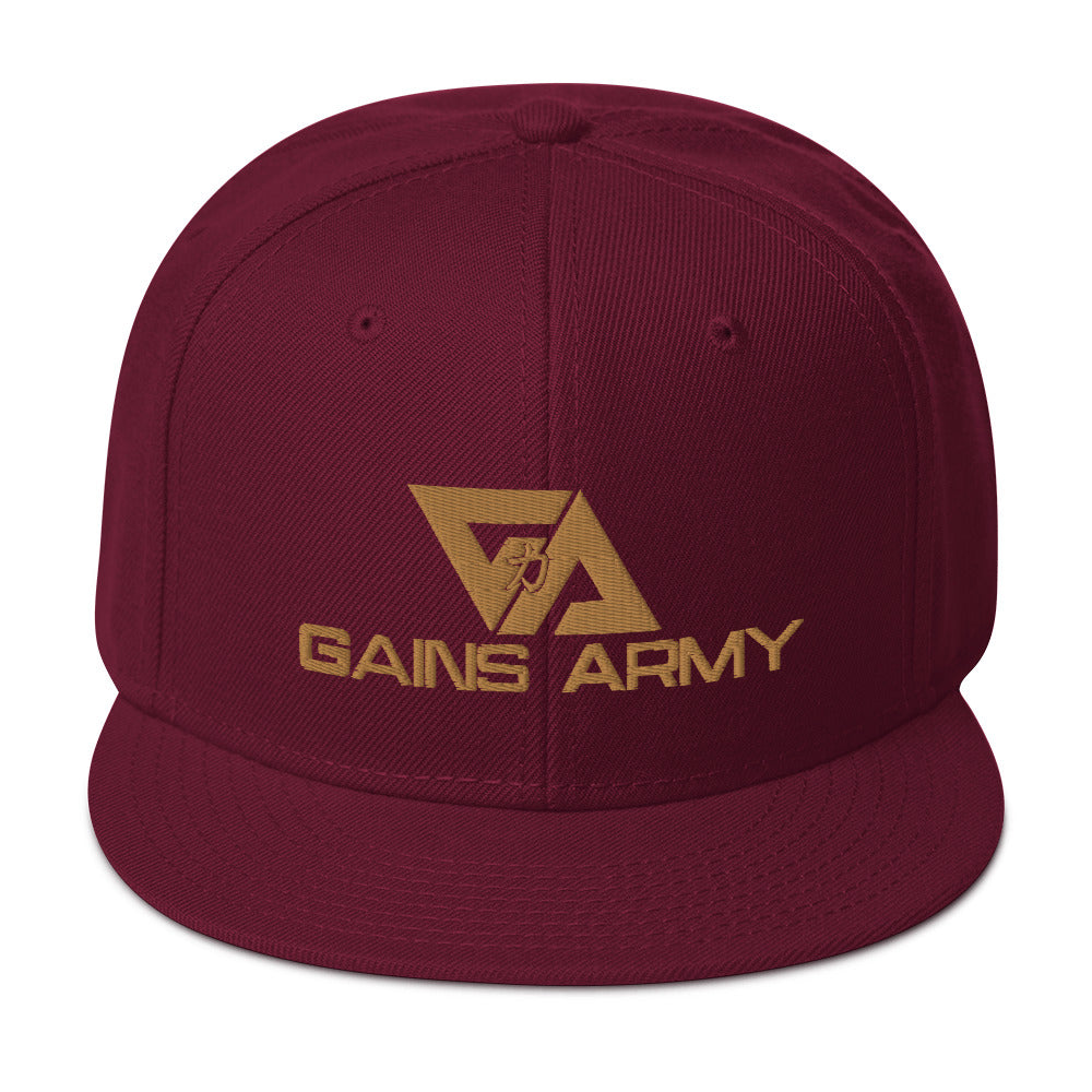 Gains Army Snapback (Gold)