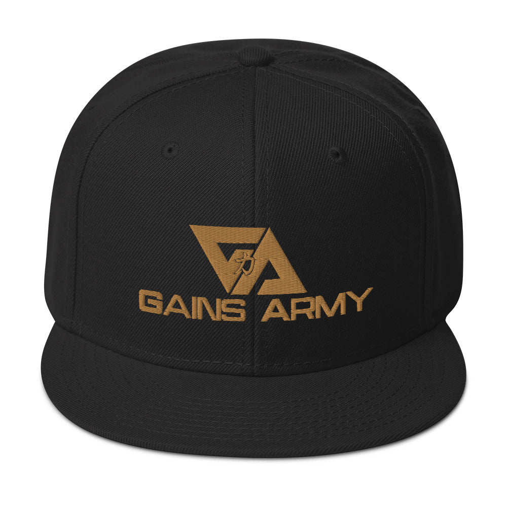 Gains Army Snapback (Gold)