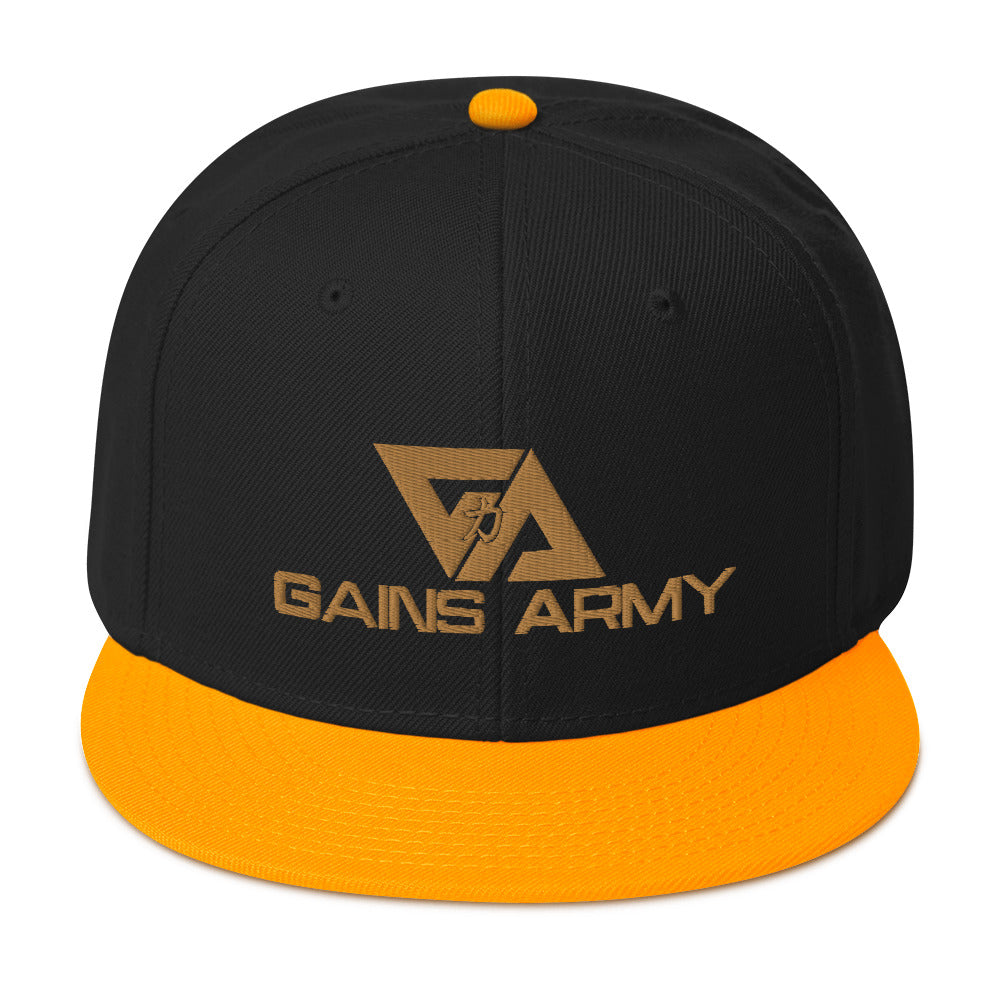 Gains Army Snapback (Gold)