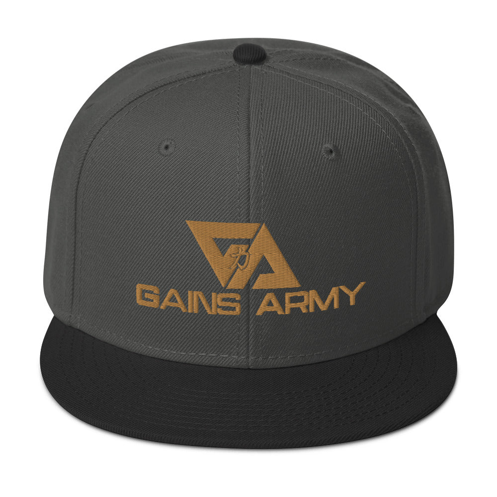 Gains Army Snapback (Gold)