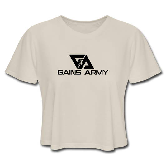 GainsArmy Cropped T-Shirt - dust