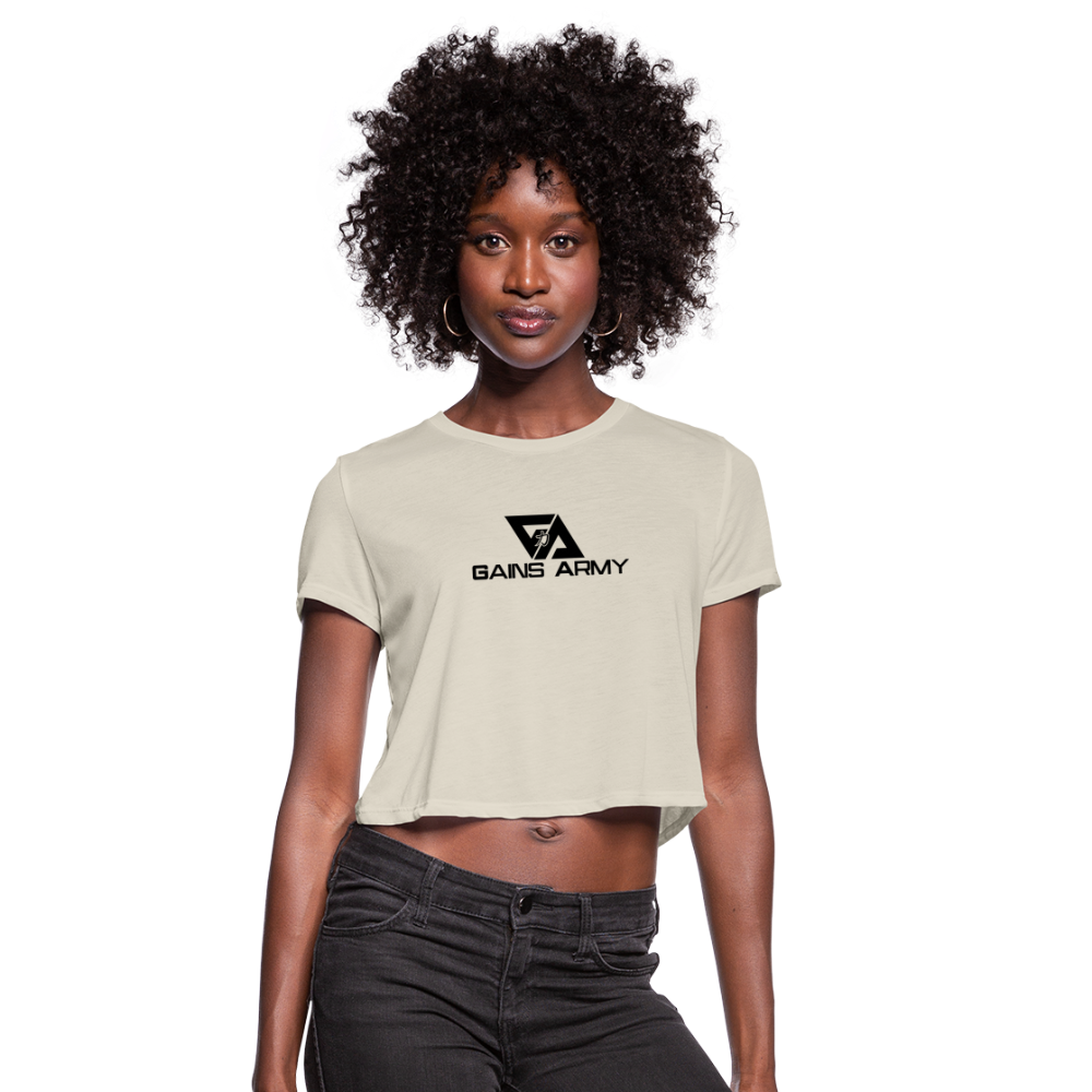 GainsArmy Cropped T-Shirt - dust