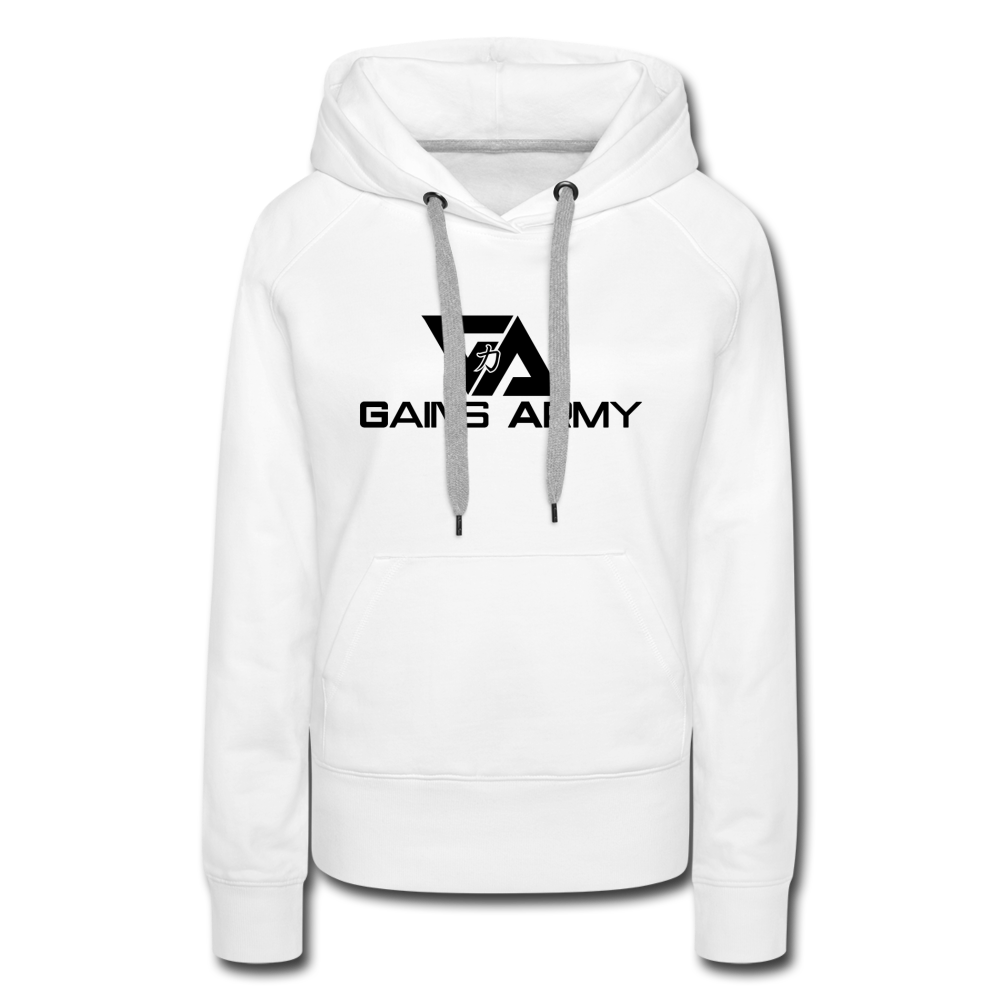 GainsArmy Original Hoodie - white