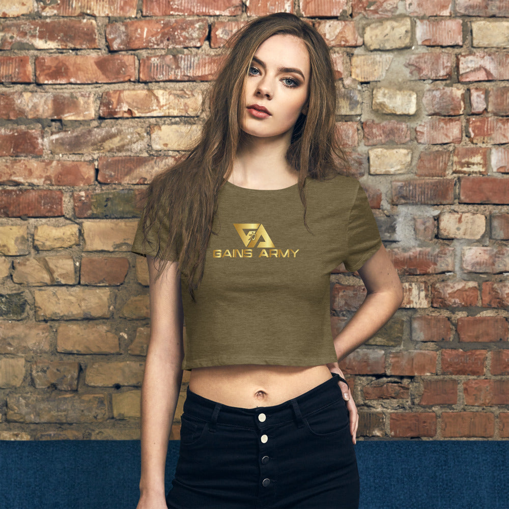 GainsArmy Crop Tee