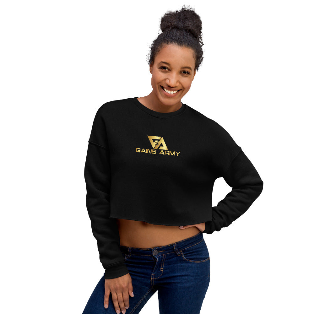 Gains Army original Crop Sweatshirt