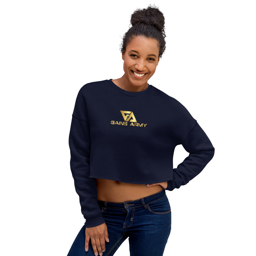 Gains Army original Crop Sweatshirt